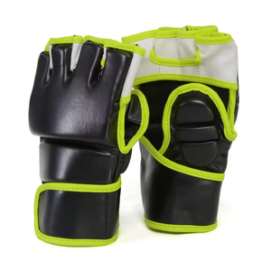 Rahsal Industries MMA Kick Boxing Half Finger Unisex Leather Training Gloves with for Closure and Customized Packaging - Product Image 5