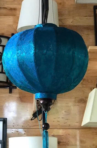 Silk Lanterns Handmade Bamboo Silk Lanterns Hanging Decor For Balcony Garden Wedding Vietnam Silk Lanterns Lighting - Product Image 6