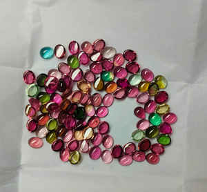 Lote de piedras preciosas sueltas de mezcla facetada de turmalina múltiple Natural 100%, piedras preciosas de varios colores, piedras preciosas de alta calidad hechas a mano, joyería - Product Image 3