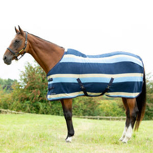 Couvertures pour chevaux synthétiques de haute qualité avec doublure en nylon, protection contre la pluie estivale, tissu coton/polyester, vente chaude, fabricant direct - Product Image 1