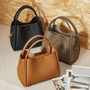 Genuine Leather High Quality Women's Fashion Tote Bags with Open & Zipper Closure Customizable Shoulder & Crossbody Bags - Product Image 2