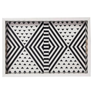 Artizon Studio Modern Luxury MDF Wood Resin Inlay Storage Tray Polished Finish Sustainable Durable Customizable Dimensions Made - Product Image 6