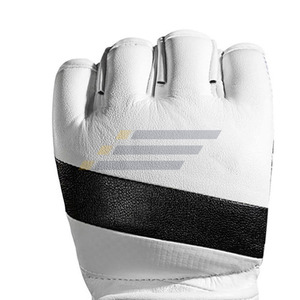 Meilleur prix pour les gants de MMA à demi-doigts pour hommes, service OEM, fabriqués au Pakistan, en cuir PU, pour l'entraînement au punching pour adultes - Product Image 3