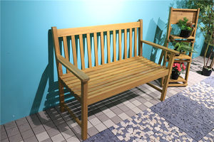 Contemporary Wooden <b>Garden</b> Bench | Durable Outdoor <b>Seat</b> for Villas & Hotels | Made in Vietnam - Product Image 5