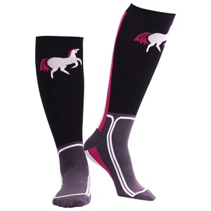 Calcetines de Equitación Personalizados de Alta Calidad, Calcetines de Compresión hasta la Rodilla, Calcetines Deportivos Ecuestres para Mujeres y Hombres - Product Image 5
