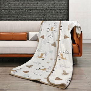 Juego de edredón Vintage de seda orgánica 100% de alta calidad, edredón de felpa acogedor de lana cálida gruesa, ropa de cama suave, estampado esencial de invierno - Product Image 5