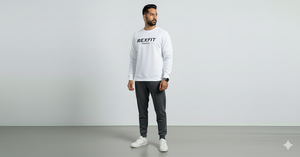 Sweat-shirt pour homme de style streetwear de qualité supérieure, couleur unie, sweat-shirt à manches longues pour l'hiver, chaud et confortable - Product Image 3