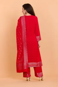 ชุดสูทฤดูหนาวสำหรับผู้หญิง ยี่ห้อ Safaa รุ่น Dilkash ผ้าสำหรับตัดเย็บเสื้อผ้าแบบยังไม่เย็บติดกัน - Product Image 4