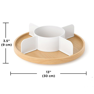 רב-תכליתי עצלן susan מסתובבת מגש שולחן אוכל מטבח שולחן אוכל שולחן משענת מתלה סרקוטרי - Product Image 4