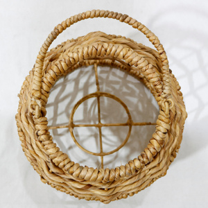 Farol Colgante Tejido, Iluminación Ecológica, Jacinto de Agua Hecho a Mano, Forma Cilíndrica, Decoración para el Hogar de Cumpleaños y Navidad, Personalizado - Product Image 2