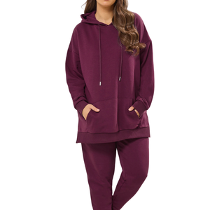 Sweat-shirts pour femmes grande taille confortables en tissu, vente en gros, personnalisables, échantillon gratuit, meilleure qualité - Product Image 2