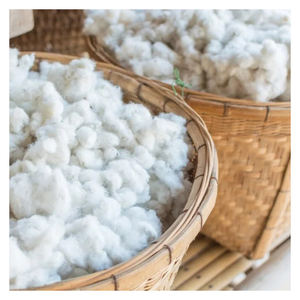 Fibre de coton blanc naturel brut pour la fabrication textile et la production de fils - Product Image 1