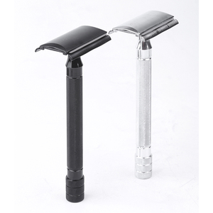 Maquinilla de Afeitar Clásica para Hombre, Depilación Suave, Cuchillas de Acero Inoxidable de Doble Filo, Afeitadora de Barba con Nuevo Diseño - Product Image 4