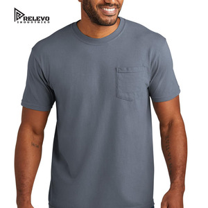 Camiseta de Algodón Blanca para Hombre RELEVO INDUSTRIES, Manga Corta, Cuello Redondo, Corte Regular, Estilo Casual, Tejido de Punto, Color Sólido, Ecológica, 320g - Product Image 5