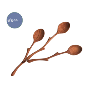 HOT SELLING Heavy Duty Eco Friendly <b>Wooden</b> <b>Spoon</b> Bulk – Sustainable Natural Flatware <b>Set</b> - Product Image 1