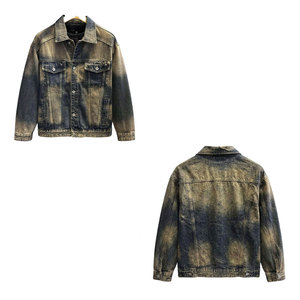 Vestes en jean pour hommes les plus vendues, en tissu coupe-vent et à séchage rapide, modèle 2026, teintes unies - Product Image 3