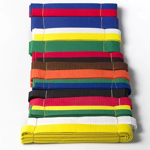 Vente en gros à prix réduits : Ceintures d'entraînement en lin extensible pour hommes et femmes, pour la boxe et les arts martiaux, coupe ample - Product Image 5