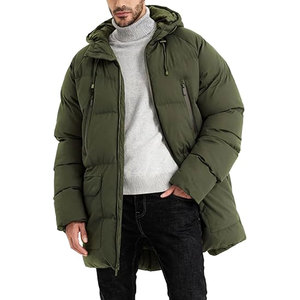 เสื้อแจ็คเก็ตพาร์กาแบบหนา 70% สำหรับฤดูหนาว รุ่น Solid International Reversible Plus Size Luxury Thermal Hooded พร้อมซับในผ้าฝ้าย - Product Image 3