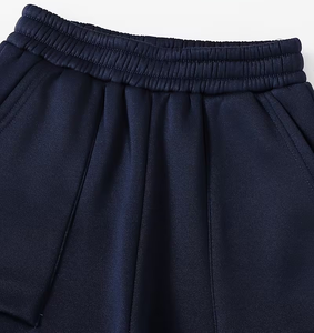 Boys' Autumn/Winter Fleece Heavyweight Windproof Cargo Pants Lining Pockets Elastic Waist Wide Leg for Outdoor Use-Regular Size - Product Image 3