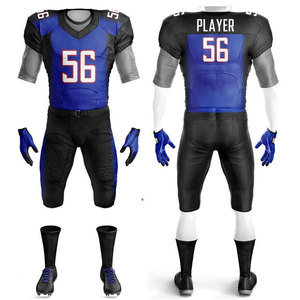 Sublimated Full Short Sleeve Sports Clothing American Football Uniform Personalized Rugby Soccer Uniform <b>Compression</b> Uniform - Product Image 1