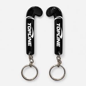 Porte-clés de hockey sur gazon, porte-clés de sport pour compétitions hivernales, porte-clés de ski, cadeaux pour les amateurs de hockey, porte-clés promotionnel de sport pour le hockey - Product Image 3
