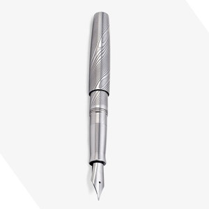 Stylo de luxe en acier Damas pour le bureau, article de papeterie exécutif pour la marque d'entreprise et l'usage professionnel - Product Image 3