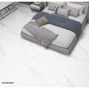 Carreaux de porcelaine brillants de qualité supérieure, format 600x1200, grand format, pour projets d'aménagement intérieur modernes et commerciaux. - Product Image 1