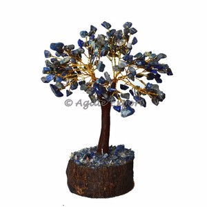 Arbre de pierre roulé en agate rouge et cristal Arbre de pierres précieuses de guérison Feng Shui - Product Image 4