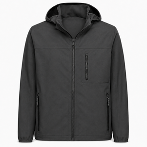 Chaqueta Softshell Premium para Hombre con Capucha, Impermeable, Cortavientos, Forro Polar Cálido, Abrigo de Invierno para Exteriores, Proveedor de Logotipos Personalizados - Product Image 1