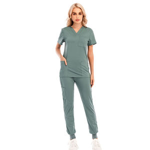 Uniforme Médico Cómodo y Transpirable de Tela Twill, Trajes Quirúrgicos con Detección de Agujas, Personalizables para Doctores y Enfermeras, Material Hospitalario - Product Image 3