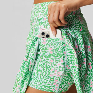 2026 Luxury Breathable Active Wear for Women Custom Logo Tennis Dress Short <b>Skirt</b> Strapless Spandex/Cotton OEM - Product Image 2