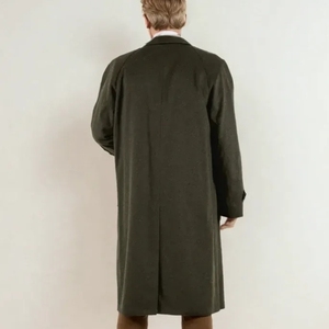 Nouveau Manteau Long en Laine Coupe Ample et Décontractée Personnalisable pour Homme, Coupe-Vent, Tissu Épais et Doux, Grande Taille, Collection Hiver Automne 2026 - Product Image 3