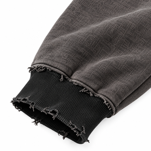 Sudadera con Capucha y Logotipo Personalizado, Unisex, Corte Holgado, Estilo Urbano, con Bolsillo, Forro Polar, Manga Regular, 100% Algodón, Invierno, 370g - Product Image 5