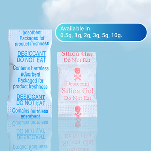 ซิลิกาเจลดูดความชื้น 1 กรัม ซิลิกาเจลดูดความชื้นอัตราการดูดซึมสูง ซิลิกาเจลเกรดอาหาร ซิลิกาเจลดูดความชื้นทางการแพทย์ ซิลิกาเจลดูดความชื้นแบบซอง ซิลิกาเจลดูดความชื้นแบบถุง - Product Image 4