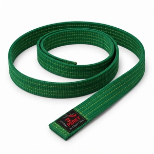 Ceinture d'arts martiaux en coton robuste avec plusieurs lignes de renfort, structure pliable flexible et bords lisses - Product Image 6