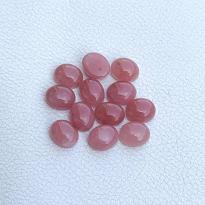 Accesorios de joyería DIY precio al por mayor maravilloso 8x10mm cuarzo de guayaba natural cabujones ovalados lisos piedras preciosas sueltas del proveedor - Product Image 2