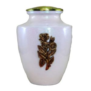 โกศโลหะทองเหลืองของชำร่วยผู้ใหญ่และขี้เถ้าของสัตว์เลี้ยง - Product Image 1