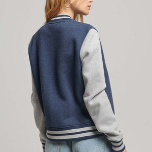 Blousons universitaires pour femmes, tendance, à manches longues, décontractés, vente en gros, couleur personnalisable, streetwear, chauds pour l'hiver, en peau de mouton respirante - Product Image 3