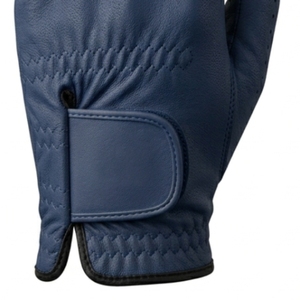 Golf <b>Gloves</b> Genuine Leather Blue Breathable Hook And Loop Closure Unisex Sports Use Premium Golf Hand <b>Glove</b> With <b>Moisture</b> - Product Image 6