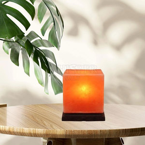 Relaxing <b>Glow</b> Himalayan <b>Cube</b> Salt Lamp Carved High Quality Modern Home Decoration - Product Image 6