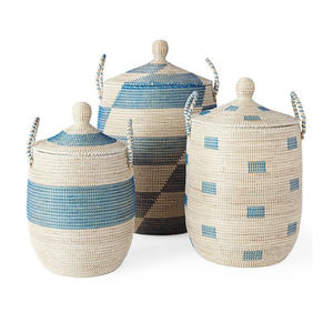 <b>Basket</b> Set Handmade Woven <b>Storage</b> Collection for Home Organization and Retail Display Wholesale Supplier - Product Image 2