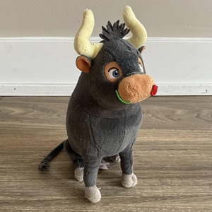 Peluche de Toro Gris con Cuernos Amarillos, Juguete Suave de 31cm-50cm para Niños de 2 a 4 Años, Unisex - Product Image 1