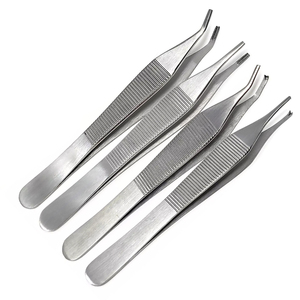 Pinzas Adson Marrones Médicas, Pinzas Quirúrgicas de Precisión para Tejidos con Diseño de Mandíbula Finamente Dentada - Product Image 3