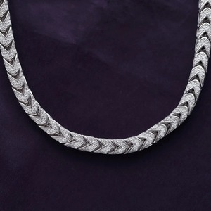 สร้อยคอเงินแท้ 925 ประดับมอสซาไนต์สำหรับผู้ชาย ของขวัญสำหรับเขา - Product Image 5