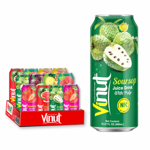 Boisson au jus de 490 ml avec pulpe, sans sucre, fabricant de boissons en marque blanche OEM ODM - Product Image 1
