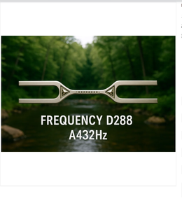 ส้อมเสียงจูนขนาดใหญ่แบบสองด้าน DNA Key – ความถี่ D 528Hz และ A 432Hz (ขนาดใหญ่) - Product Image 4
