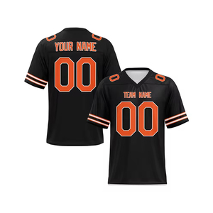 Maillot de football américain haut de gamme, uniforme d'équipe personnalisé élégant, maille respirante, confortable, durable, coupe ajustée, léger, athlétique - Product Image 4
