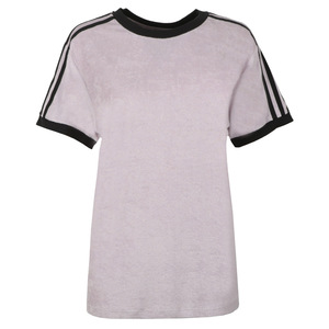 Wholesale Custom Logo Women's T-shirts Summer Soft Neck Short Sleeve Casual Crop Top Ladies Sexy Fitted Blank Shirt Polyester - Product Image 5