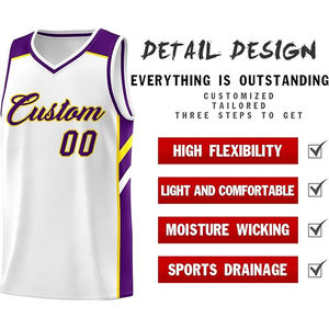 Uniforme de Baloncesto Personalizado, Pantalones Cortos de Jersey, 100% Poliéster, Cintura Elástica, Logotipo, Nombre, Número, Placa, Impresión por Sublimación, Bordado - Product Image 3