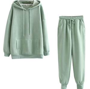 OEM Men’s Tracksuit Set-Hooded Fleece Tracksuit, Eco-Friendly Sportswear,2 in 1 Elastic Waist Jogging Suit for Spring Autumn - Product Image 2